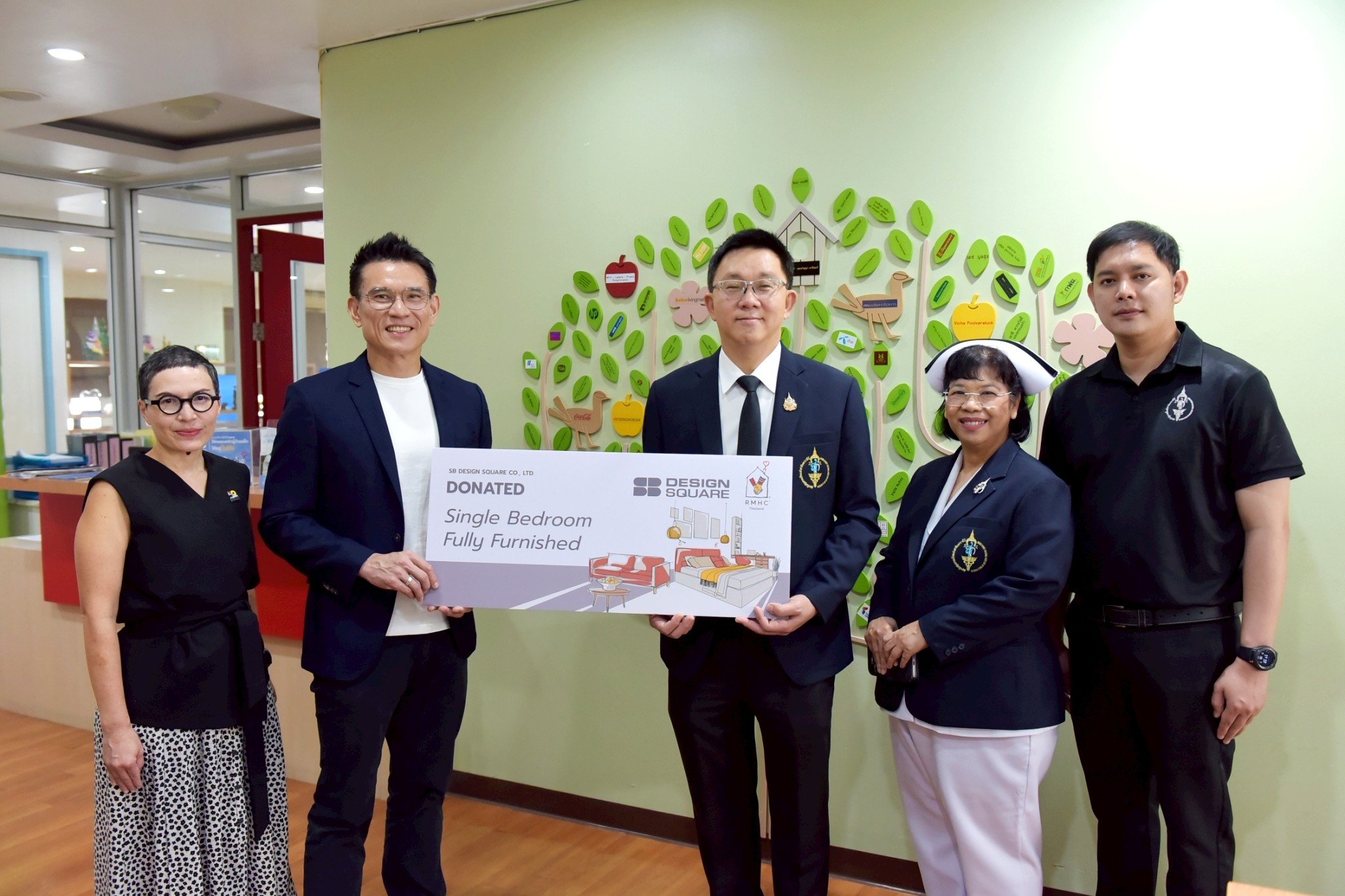 มูลนิธิโรนัลด์ แมคโดนัลด์ ผนึก เอสบี ดีไซน์สแควร์ ปรับปรุงห้องพักที่บ้านแมค รพ. เด็ก